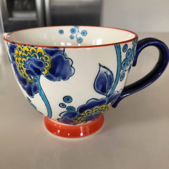 🛍 2 for $25! 🛍 Abbott Collection - 12oz Stoneware Mug w Ornate Pattern - Picture 3 of 7